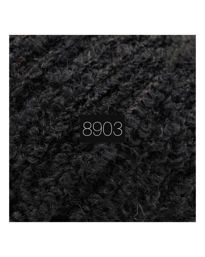 ПРЯЖА DROPS ALPACA BOUCLÉ Дропс Альпака Букле – 8903 – black / чорний