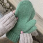 М’ЯТНІ ЗИМОВІ РУКАВИЦІ З ПУХУ НОРКИ • НАЯВНІСТЬ
